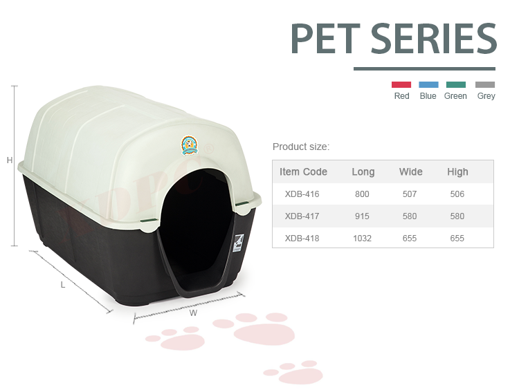 Manufacturer wholesale outdoor plastic large pet dog cage box kennel house Manufacturer wholesale outdoor plastic large pet dog cage box kennel house