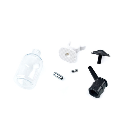 Pet drinking fountain wall-mounted feeding bottle hanging cage dog cat rabbit with a bottle of water drinking set double marbles drinking head