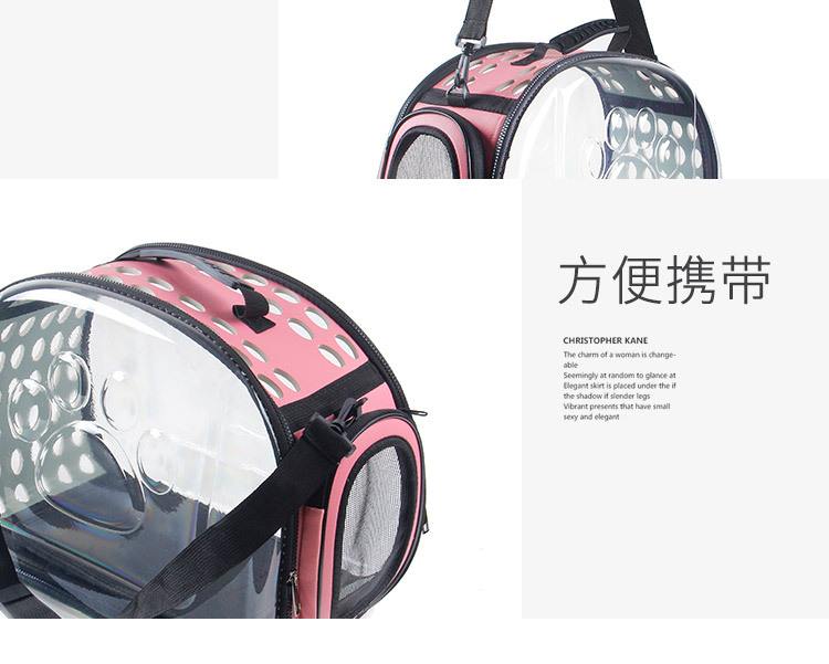 Factory Direct Pet Bag Outing Carry Bag Transparent Bag Dog Cage Breathable Cat Backpack Cat Supplies Factory Direct Pet Bag Outing Carry Bag Transparent Bag Dog Cage Breathable Cat Backpack Cat Supplies