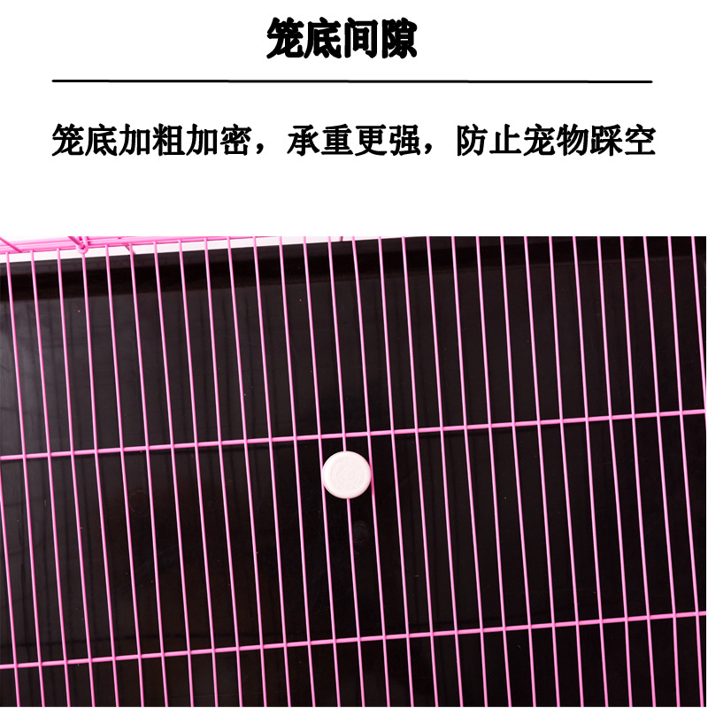 Whole Folding Dog Cage Large Medium and Small Pet Bed with Toilet Skylight Bold Wire Portable Indoor Whole Folding Dog Cage Large Medium and Small Pet Bed with Toilet Skylight Bold Wire Portable Indoor