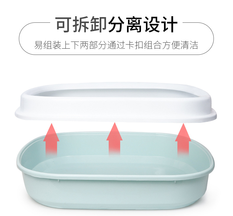 SemiClosed Cat Litter Basin SplashProof Oval Cat Litter Basin High Edge Sand Polishing Cat Litter Shovel Cat Toilet SemiClosed Cat Litter Basin SplashProof Oval Cat Litter Basin High Edge Sand Polishing Cat Litter Shovel Cat Toilet