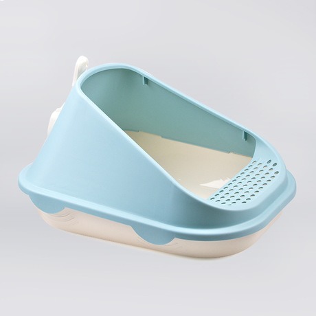 Pet large can be removed from the cat litter to use to prevent external splash semi - closed plastic cat toilet Pet supplies excrement to use to send a cat to shovel