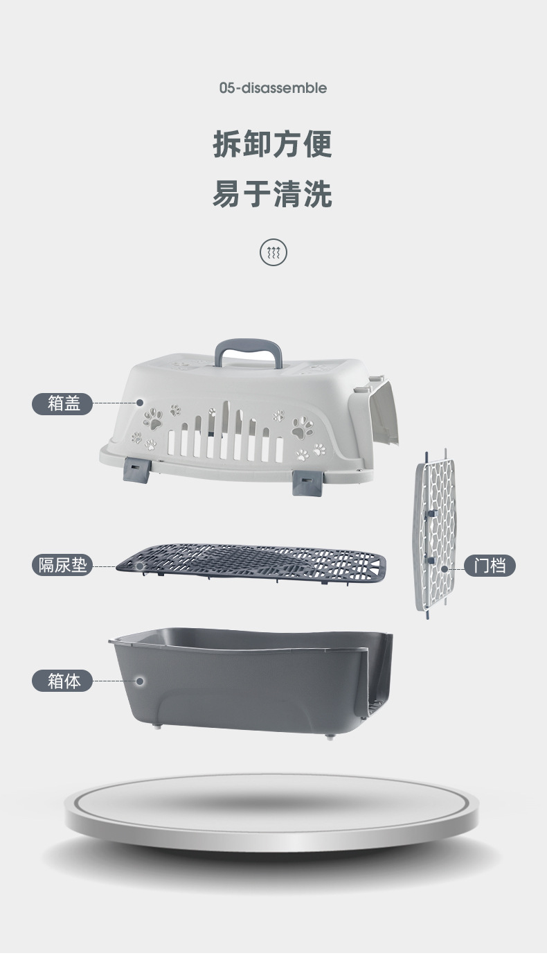 Pet will carry pedals out of the dog and cat carry-on air box Air box transport box Rabbit cage Pet will carry pedals out of the dog and cat carry-on air box Air box transport box Rabbit cage