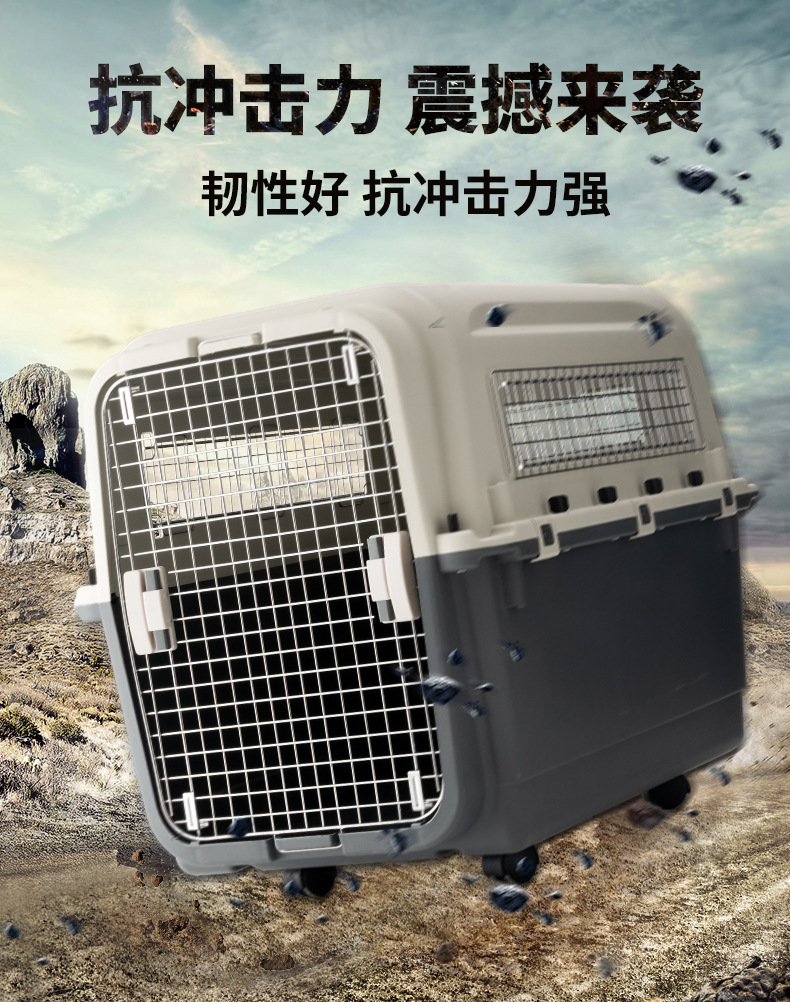 Pet Flight Case Aircraft Consignment Air Box Dog/Cat Hamster Rabbit Portable out Oversized Cage Wholesale