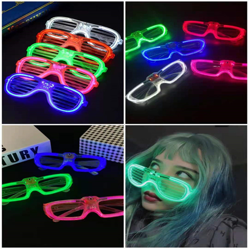 Luminous Glasses Bar Party Concert Props LED Flash Toy Glasses