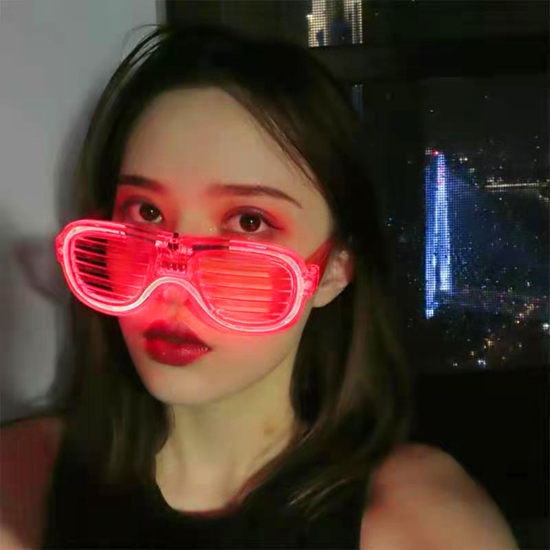 Luminous Glasses Bar Party Concert Props LED Flash Toy Glasses