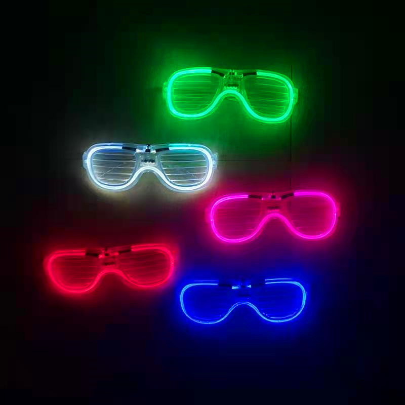 Luminous Glasses Bar Party Concert Props LED Flash Toy Glasses