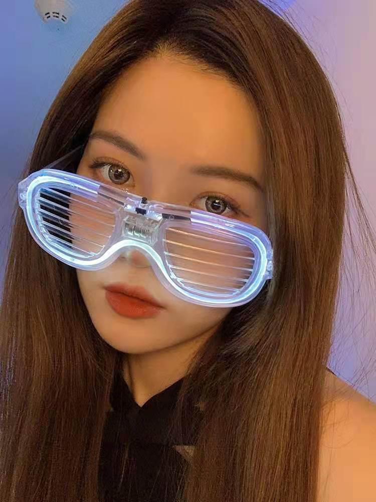 Luminous Glasses Bar Party Concert Props LED Flash Toy Glasses