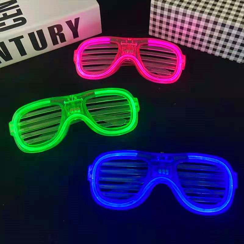 Luminous Glasses Bar Party Concert Props LED Flash Toy Glasses