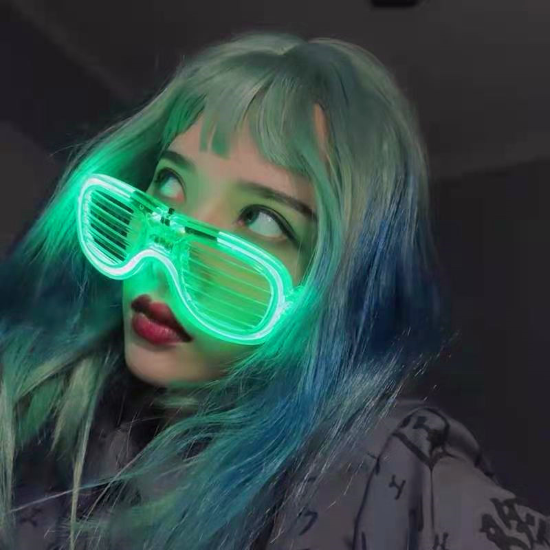 Luminous Glasses Bar Party Concert Props LED Flash Toy Glasses