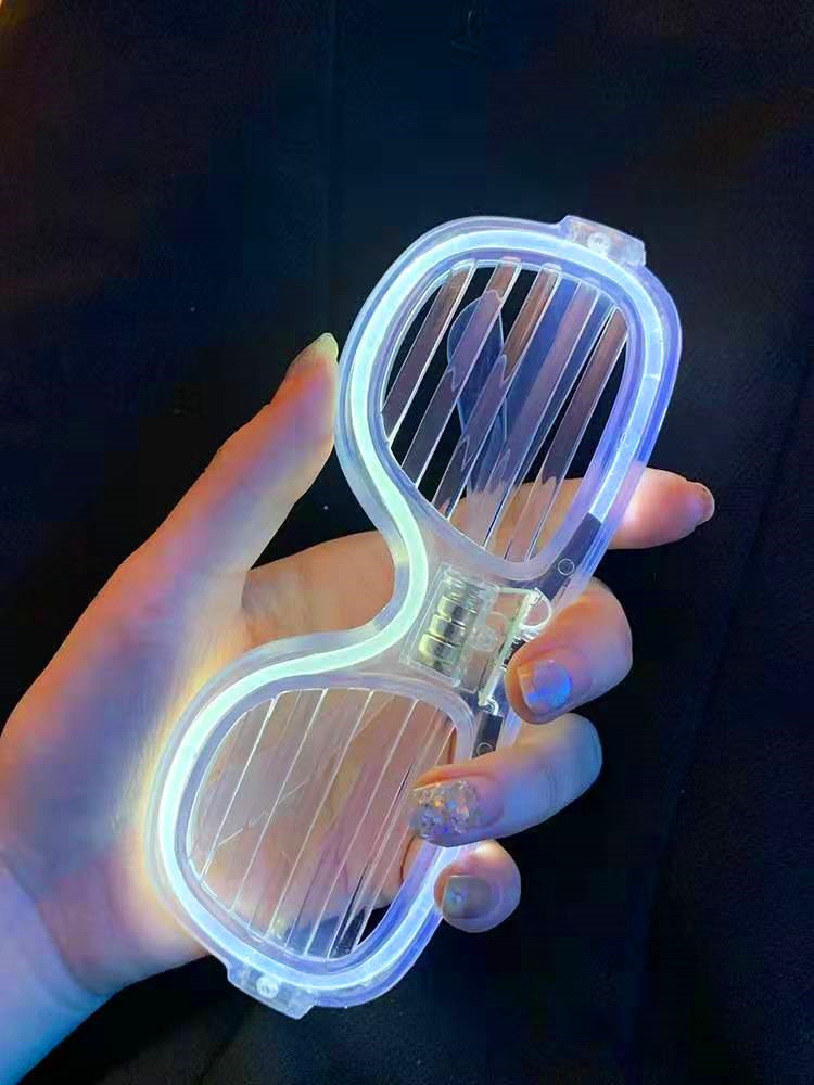 Luminous Glasses Bar Party Concert Props LED Flash Toy Glasses