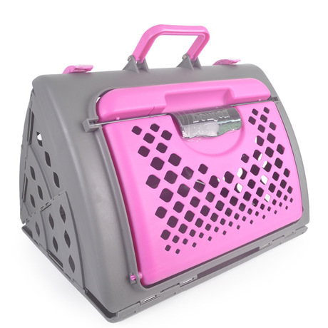 New pet supplies air box cat and dog cage can be folded out portable cat and dog car box dogus