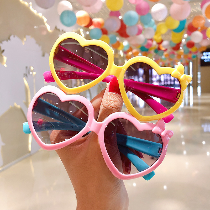 Kids Sunglasses Cute Sunglasses Sun Protection Polarized Glasses Baby Personality Boys and Girls Fashion Toy Glasses