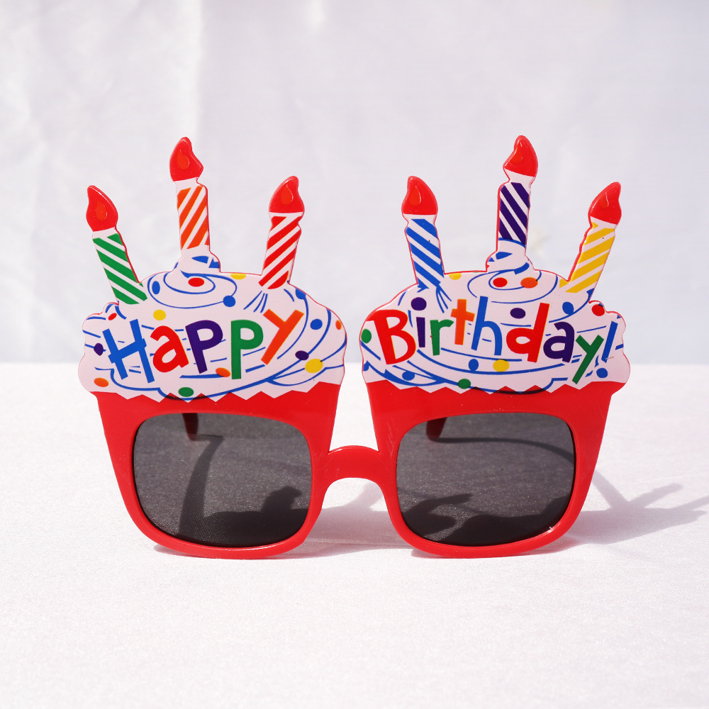 Factory Party Personality Birthday Glasses Birthday Ice Cream Candle Toy Glasses Factory Party Personality Birthday Glasses Birthday Ice Cream Candle Toy Glasses
