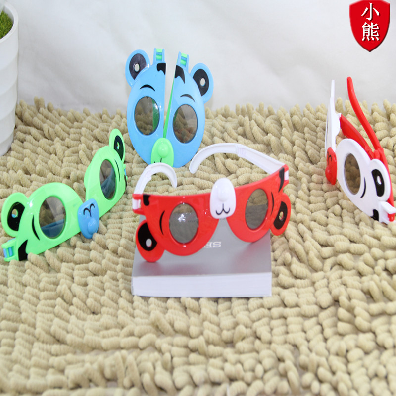Children&#039;s Day Hot Sale Deformable Folding Glasses 5 Cute Cartoon Animal Glasses Kid&#039;s Toy Glasses