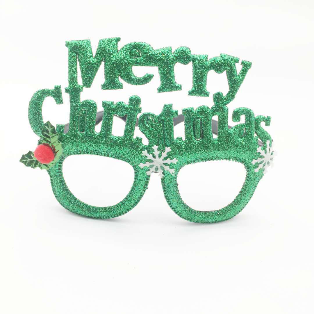 Christmas Decorations Adult and Children Universal Toy Santa Snowman Antlers Christmas Toy Glasses