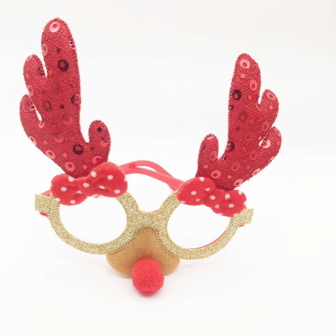 Christmas Decorations Adult and Children Universal Toy Santa Snowman Antlers Christmas Toy Glasses Christmas Decorations Adult and Children Universal Toy Santa Snowman Antlers Christmas Toy Glasses