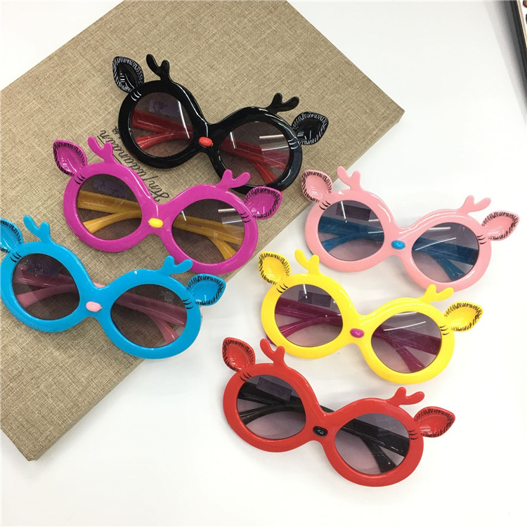 Children's sunglasses new uv protection sunglasses for children baby cute toy glasses frame