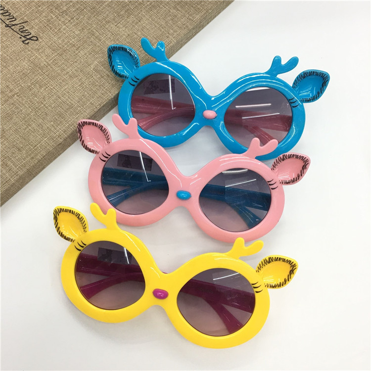 Children's sunglasses new uv protection sunglasses for children baby cute toy glasses frame