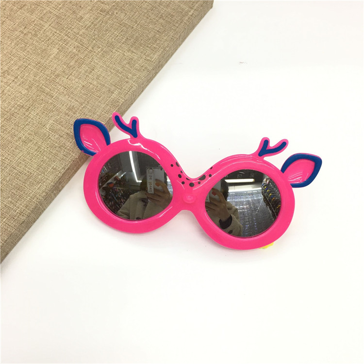 Children's sunglasses new anti-uv sunglasses for children fashionable men and women glasses baby cute toy glasses frame