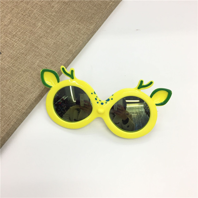 Children's sunglasses new anti-uv sunglasses for children fashionable men and women glasses baby cute toy glasses frame