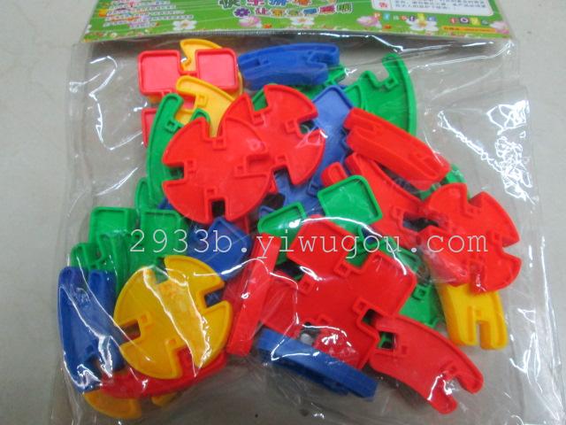 Plastic building block toys, little toot spell insert building blocks children's jigsaw puzzles Plastic building block toys, little toot spell insert building blocks children's jigsaw puzzles