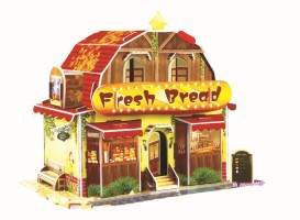 Big 4 bubble template solid puzzle, 3D jigsaw fruit shop 298-8 Big 4 bubble template solid puzzle, 3D jigsaw fruit shop 298-8