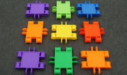 Hard plastic toy building blocks numbered square insert building blocks children's jigsaw puzzles Hard plastic toy building blocks numbered square insert building blocks children's jigsaw puzzles