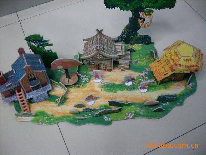 Big 8 bubble template three-dimensional puzzle 3D jigsaw XY609 Cinderella pattern Big 8 bubble template three-dimensional puzzle 3D jigsaw XY609 Cinderella pattern