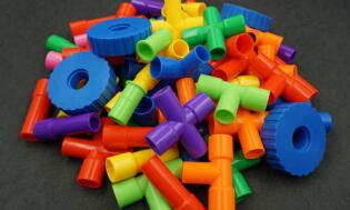 Plastic building block toys fun spell insert building blocks children&#039;s jigsaw puzzles