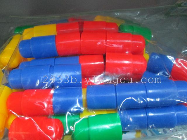 Plastic building block toys treasure high spell insert building blocks children's jigsaw puzzles Plastic building block toys treasure high spell insert building blocks children's jigsaw puzzles