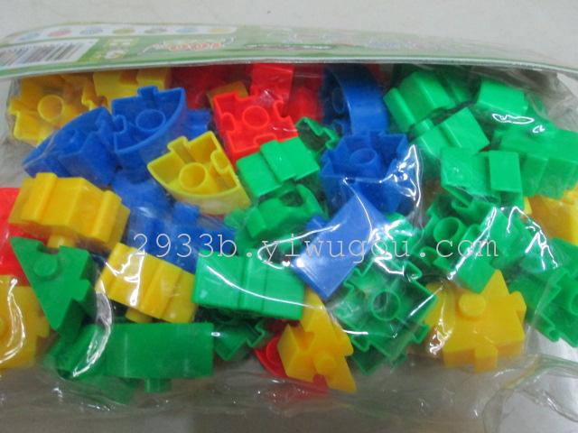 Plastic building block toys spell round tube insert building blocks children's jigsaw puzzles Plastic building block toys spell round tube insert building blocks children's jigsaw puzzles