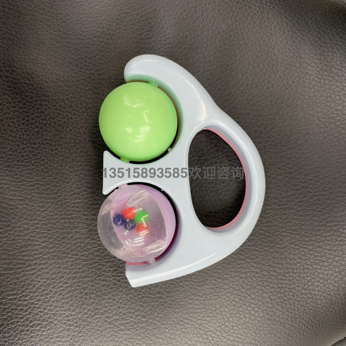 Baby Toy Hand Rattle Safety 0-6 Months Newborn Baby Frog Trolley Small Train Crescent Baby&#039;s Rattle Rattle