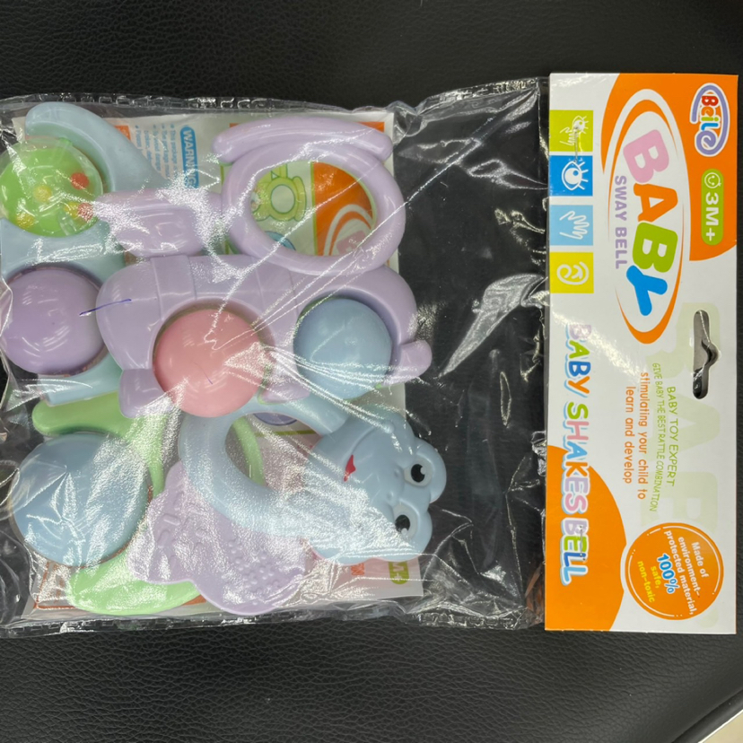 Baby Toy Hand Rattle Safety 0-6 Months Newborn Baby Frog Trolley Small Train Crescent Baby's Rattle Rattle Baby Toy Hand Rattle Safety 0-6 Months Newborn Baby Frog Trolley Small Train Crescent Baby's Rattle Rattle