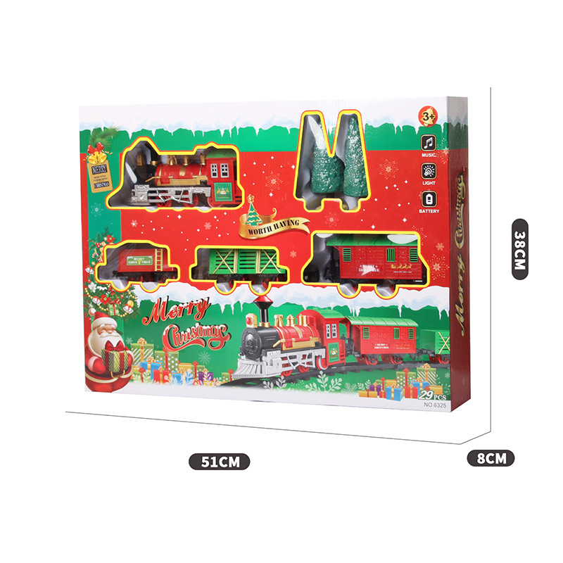 Cross-Border Amazon Supply Christmas Toys Electric Track Train Train Toy Cross-Border Amazon Supply Christmas Toys Electric Track Train Train Toy