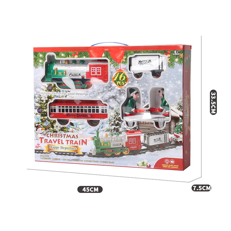 Cross-Border Amazon Supply Christmas Toys Electric Track Train Train Toy Cross-Border Amazon Supply Christmas Toys Electric Track Train Train Toy