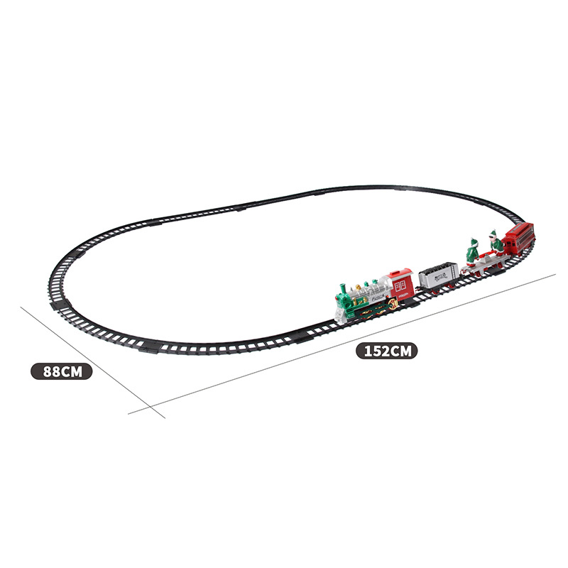 Cross-Border Amazon Supply Christmas Toys Electric Track Train Train Toy Cross-Border Amazon Supply Christmas Toys Electric Track Train Train Toy