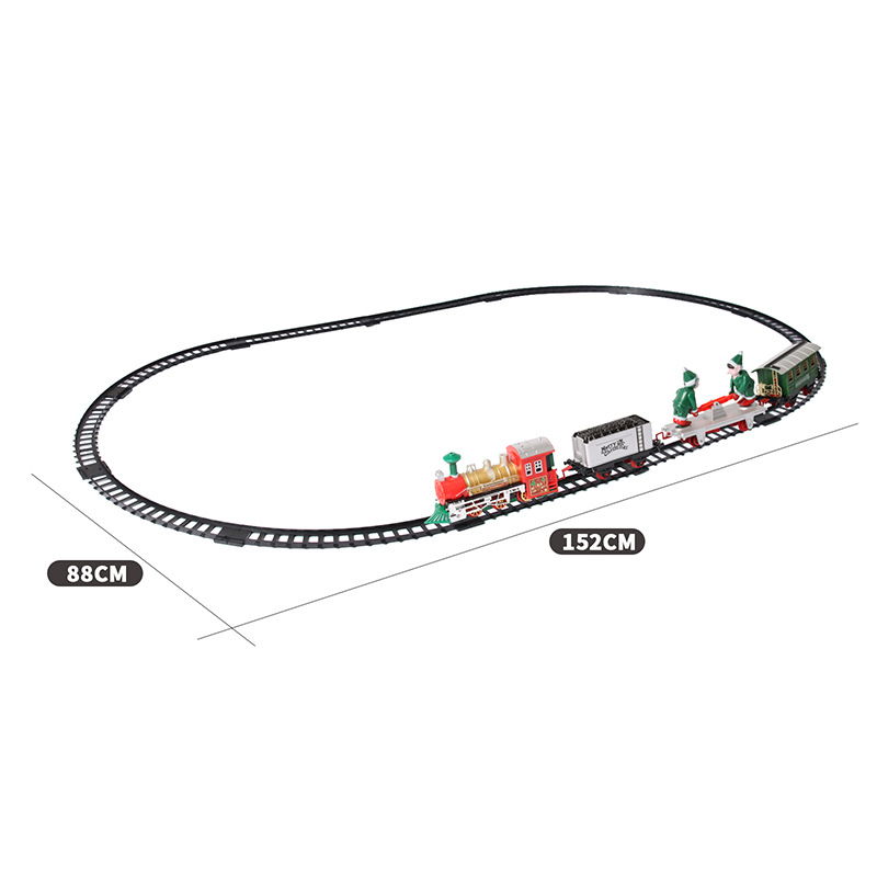 Cross-Border Amazon Supply Christmas Toys Electric Track Train Train Toy Cross-Border Amazon Supply Christmas Toys Electric Track Train Train Toy