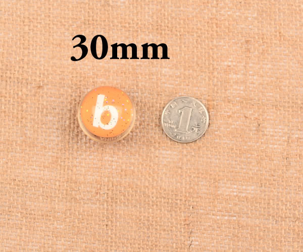 32mm Rubber Bouncy Ball English Letter Paper Card Bouncing Ball 1 Yuan Gashapon Machine Ball Children&#039;s Paradise Floating Ball