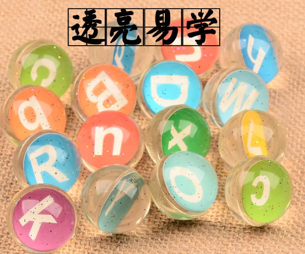 32mm Rubber Bouncy Ball English Letter Paper Card Bouncing Ball 1 Yuan Gashapon Machine Ball Children's Paradise Floating Ball 32mm Rubber Bouncy Ball English Letter Paper Card Bouncing Ball 1 Yuan Gashapon Machine Ball Children's Paradise Floating Ball