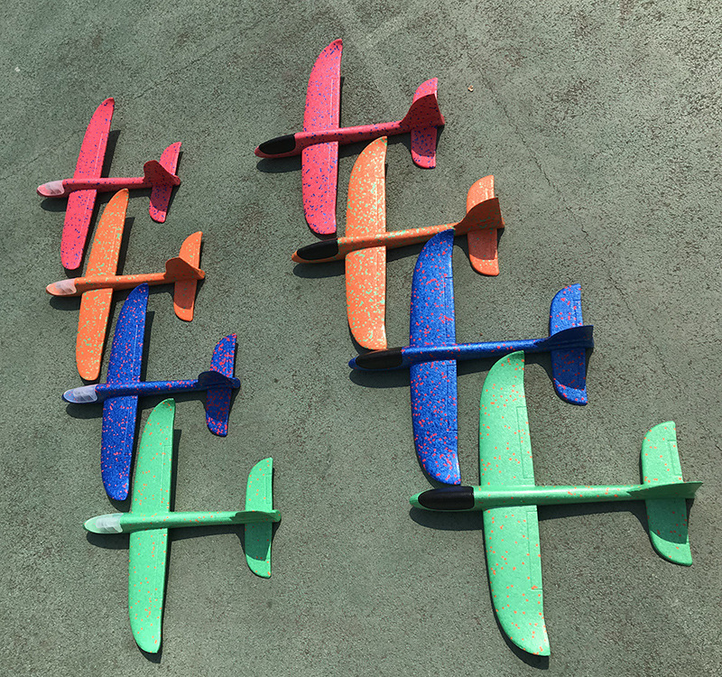 Plane Toy Bubble Plane Luminous Toys Hand Throw Plane 48 Cm38cm Model Airplane Children Glider Outdoor Parent-Child Plane Toy Bubble Plane Luminous Toys Hand Throw Plane 48 Cm38cm Model Airplane Children Glider Outdoor Parent-Child