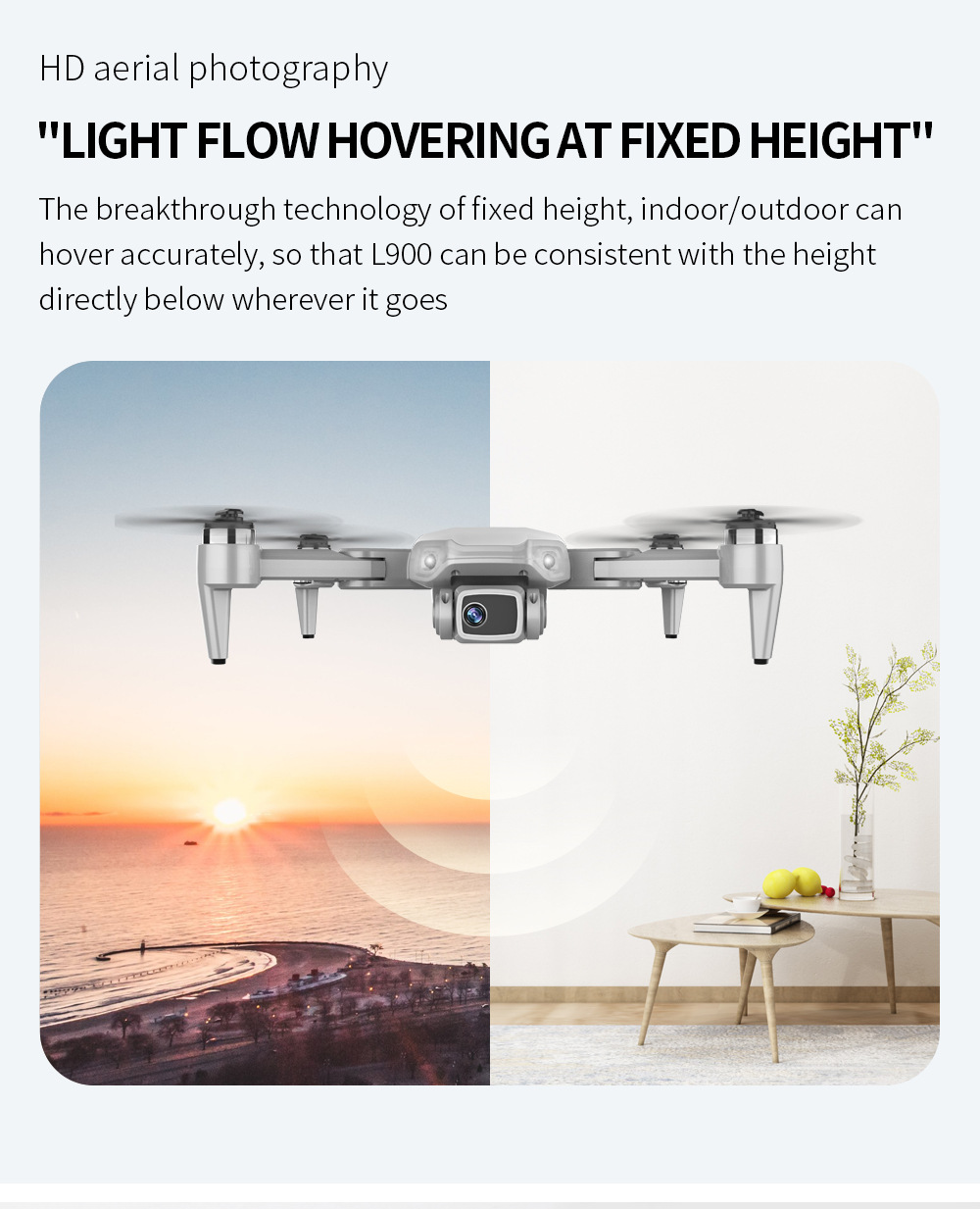L900pro Brushless GPS Folding UAV 4K HD Aerial Photography Four-Axis Aircraft 5G Long Plane Toy