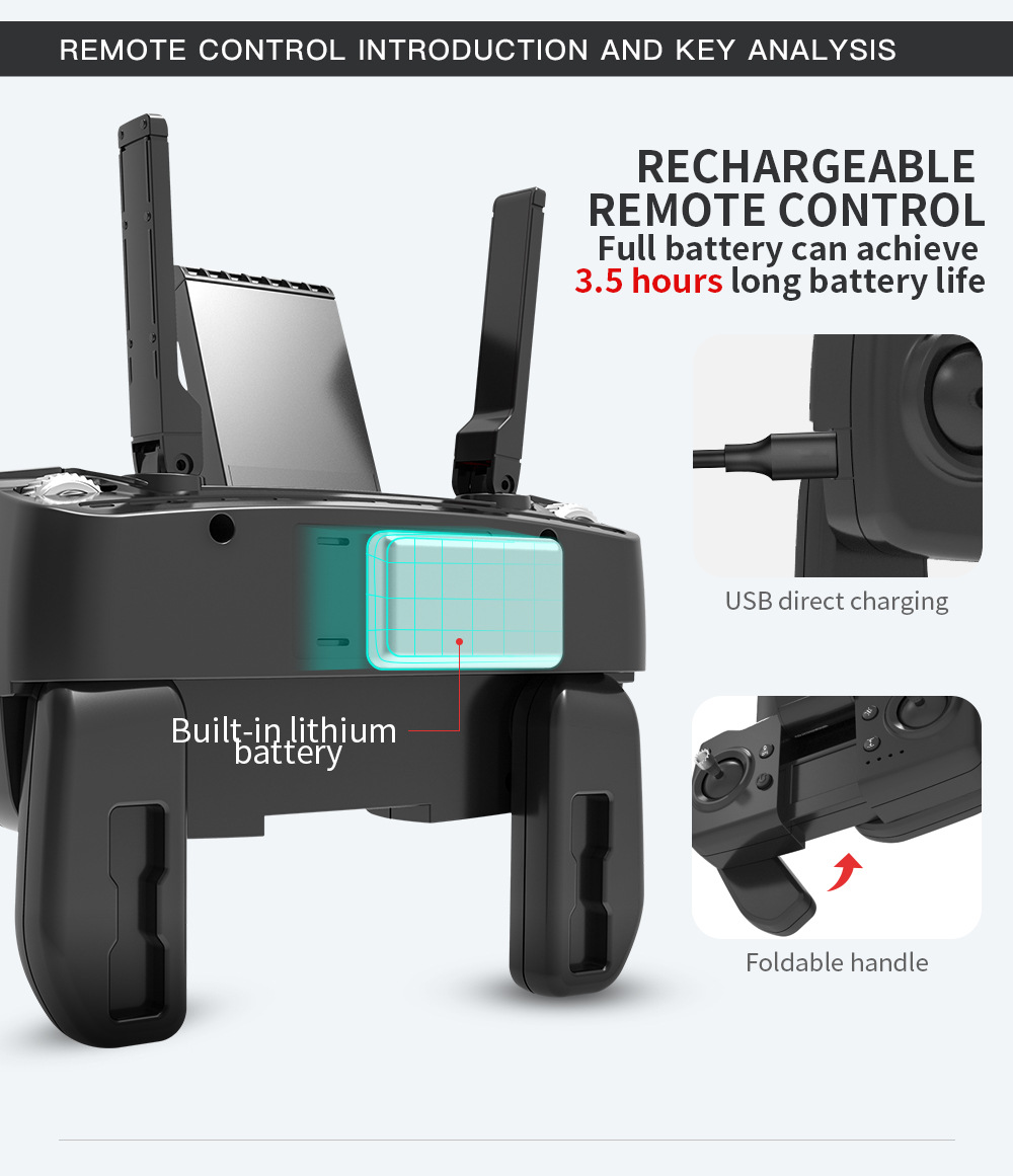 L900pro Brushless GPS Folding UAV 4K HD Aerial Photography Four-Axis Aircraft 5G Long Plane Toy