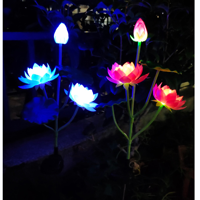 Solar Color Color Changing Lotus Festive Lantern Led Floor Outlet Lotus Lotus Lamp Festive Lantern Decoration Lawn Lamp 3led Simulation Festive Lantern Festive Lantern Solar Color Color Changing Lotus Festive Lantern Led Floor Outlet Lotus Lotus Lamp Festive Lantern Decoration Lawn Lamp 3led Simulation Festive Lantern Festive Lantern