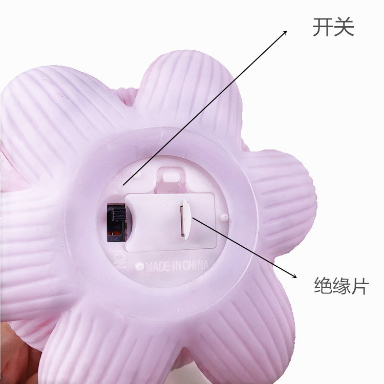 Colorful Lotus Lotus Lamp Led Buddha Worshiping Lamp Glowing Night Lights Plastic Lotus Lantern