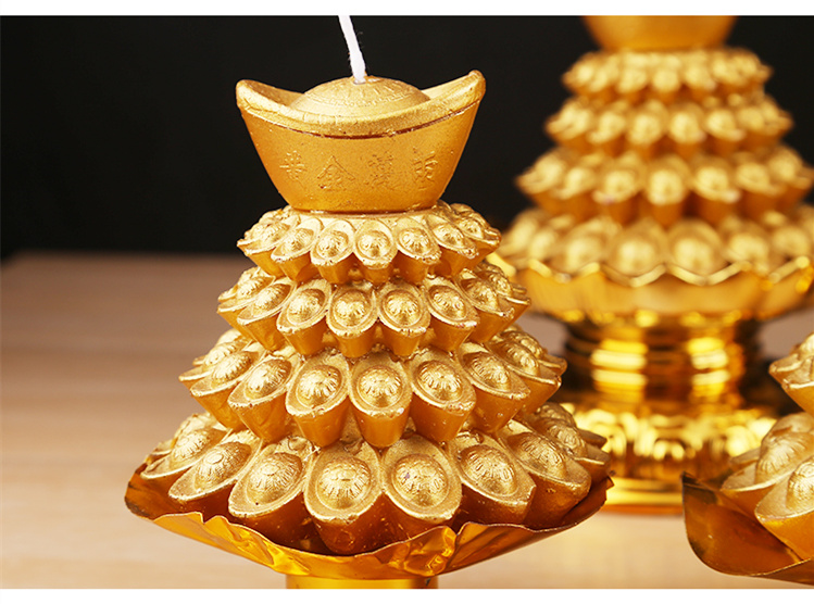 Gold Ingot Buddhist Taoist Supplies Lotus Lamp Candle Buddha Buddha Lotus Candle Butter Lotus Lantern Gold Ingot Buddhist Taoist Supplies Lotus Lamp Candle Buddha Buddha Lotus Candle Butter Lotus Lantern