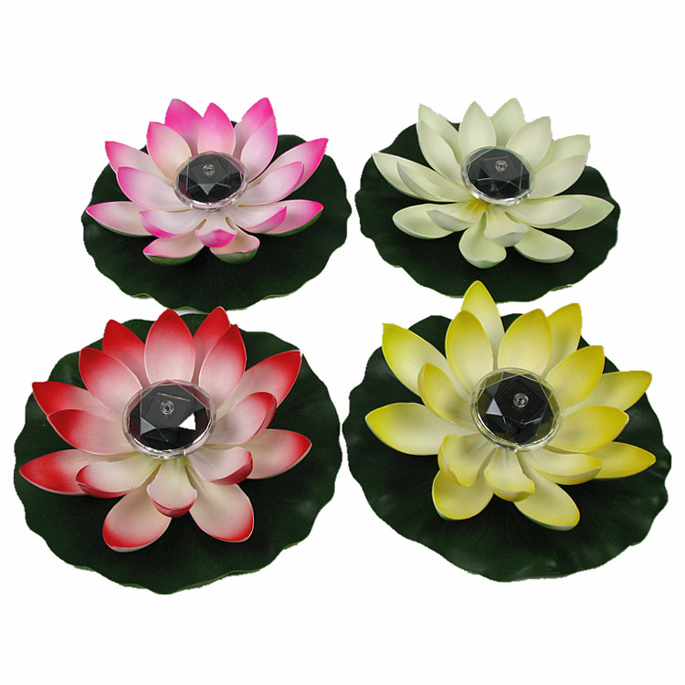 Dingcheng Factory Direct Sales Solar Lotus Lamp Led Lotus Pool Landscape Decoration Colorful Lotus Lantern Dingcheng Factory Direct Sales Solar Lotus Lamp Led Lotus Pool Landscape Decoration Colorful Lotus Lantern
