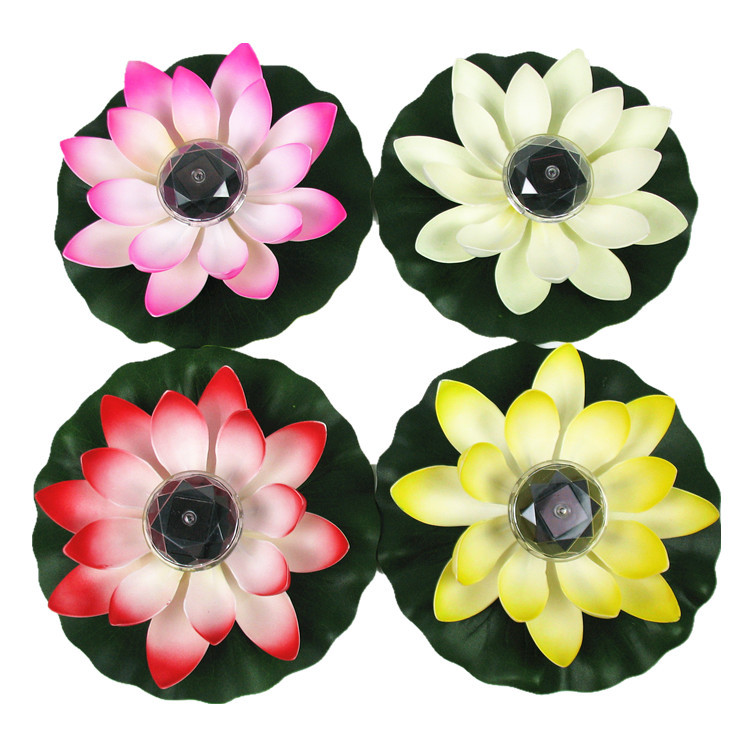 Lotus Lantern Direct Sales Solar Lotus Lamp Led Lotus Pool Landscape Decoration Colorful Monochrome Can Be Formulated Lotus Lantern Direct Sales Solar Lotus Lamp Led Lotus Pool Landscape Decoration Colorful Monochrome Can Be Formulated