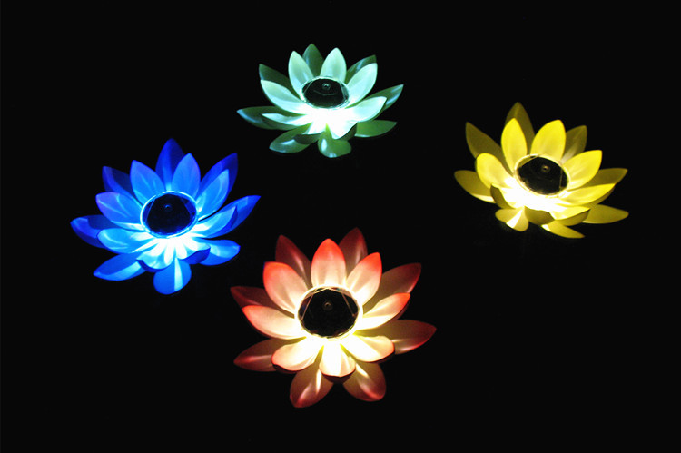Lotus Lantern Direct Sales Solar Lotus Lamp Led Lotus Pool Landscape Decoration Colorful Monochrome Can Be Formulated Lotus Lantern Direct Sales Solar Lotus Lamp Led Lotus Pool Landscape Decoration Colorful Monochrome Can Be Formulated