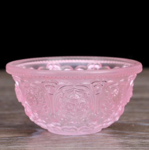 Colored Glaze Eight Auspicious Symbols Offering Water Bowl Buddha Worshiping Lamp Butter Lamp Lotus Lantern Colored Glaze Eight Auspicious Symbols Offering Water Bowl Buddha Worshiping Lamp Butter Lamp Lotus Lantern